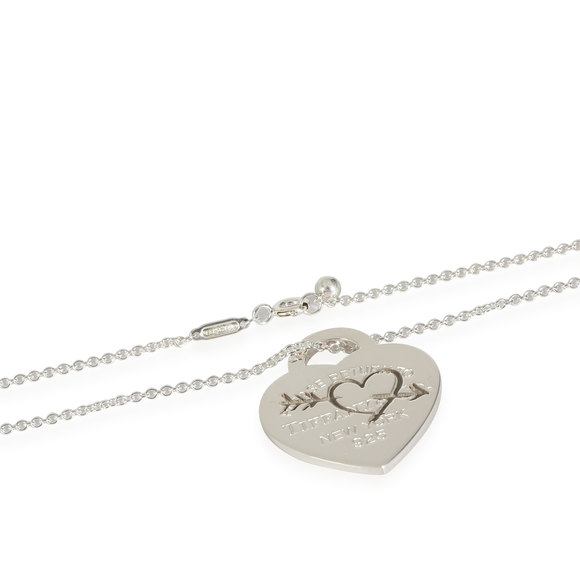 TIFFANY & CO. Return To Tiffany Heart & Arrow Necklace in Sterling Silver - Picture 3 of 5